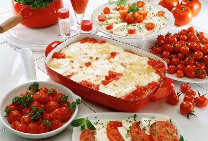 Zapiekanka z pomidorami