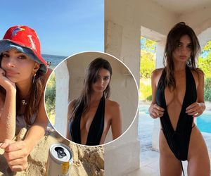Ratajkowski w 2 paskach udających bikini. Gdy ona się ubierze, to i tak wygląda na rozebraną!