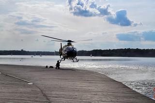 Wypadek na Paprocanach. Mężczyzna skoczył na główkę