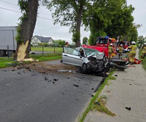 Tragiczny wypadek w powiecie pleszewskim. Nie żyje 39-letni kierowca 