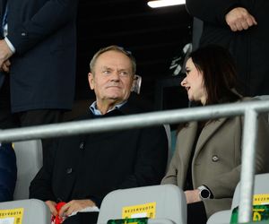Donald Tusk przyleciał na mecz Litwa - Polska