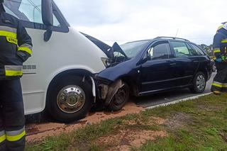 Wypadek na DW 980 w Faściszowej