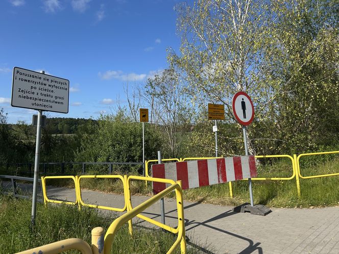 Łynostrada w Olsztynie zalana. Będą naprawy, a może i kładka!