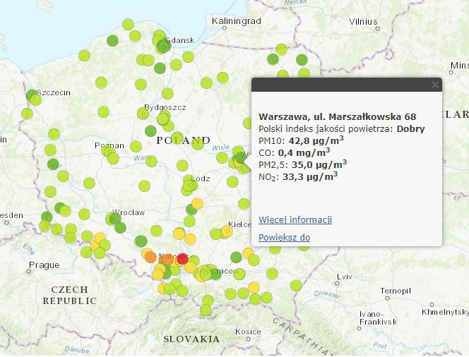 Smog w Polsce - mapa miast, w których nie da się oddychać