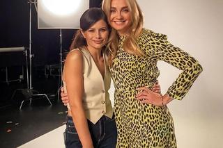 Przyjaciółki 23 sezon na planie. Agnieszka Sienkiewicz (Dorotka), Małgorzata Socha (Inga)