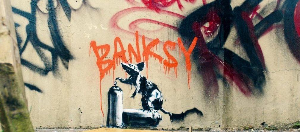 Znany aktor zniszczył dzieło sztuki Banksy'ego. Było warte 10 mln funtów!