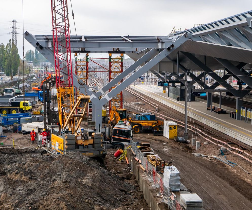 Remont dworca Warszawa Zachodnia, październik 2023