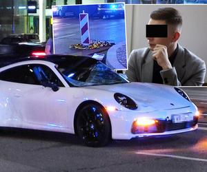 Broda mu drżała, gdy słuchał wyroku. Kierowca białego porsche, które zabiło pieszego na Marszałkowskiej skazany