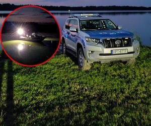 Łódź wywróciła się na jeziorze, mężczyzna zniknął pod wodą