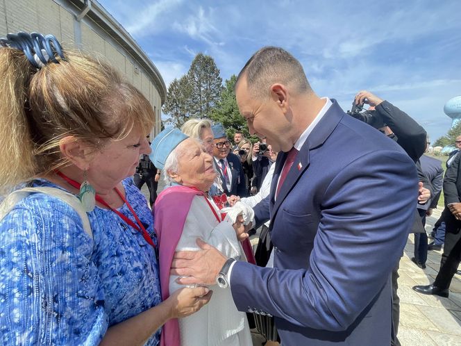 Karol Nawrocki z małżonką w USA. Tak przyjęto ich w Doleystown