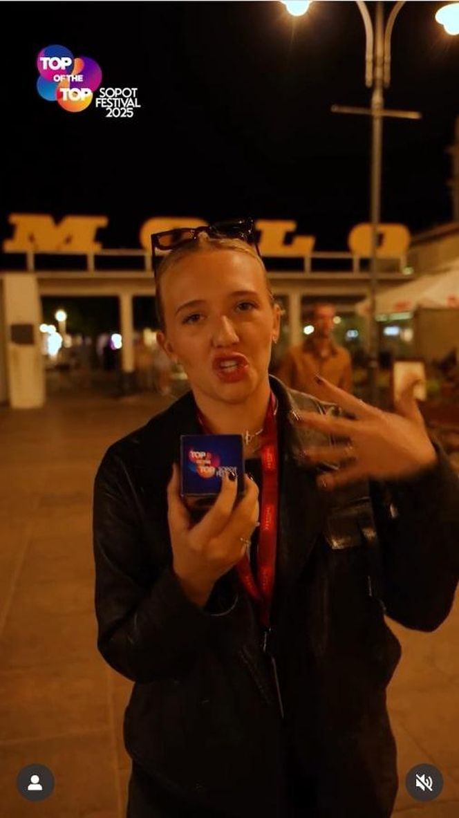 Wnuczka Grażyny Szapołowskiej podbiła Sopot! Pokazała kulisy festiwalu
