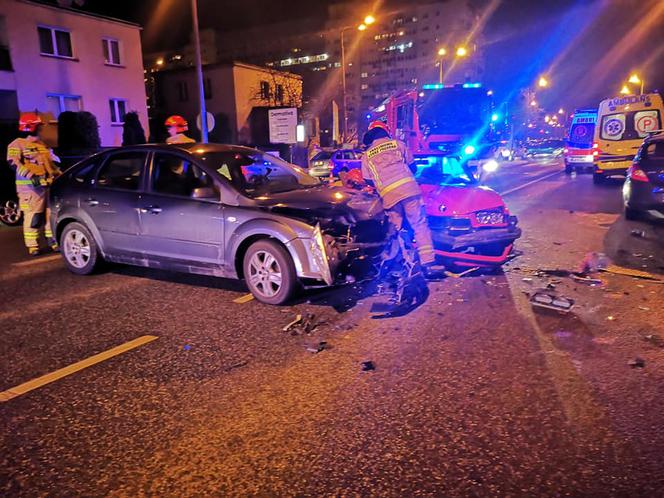 Wypadek ul. Skłodowskiej-Curie (na wysokości Gajowej) w Bydgoszczy 