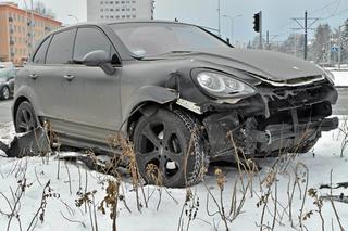 Marina Łuczenko rozbiła tuningowane Porsche Cayenne Wojtka Szczęsnego!