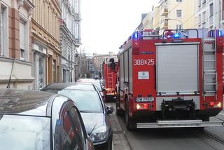 Pożar w mieszkaniu w centrum Wrocławia. Jedna osoba nie żyje, mieszkańcy ewakuowani
