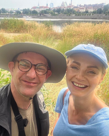 Przyjaciółki po wakacjach 2022: Inga (Małgorzata Socha), Rafał (Rafał Królikowski)