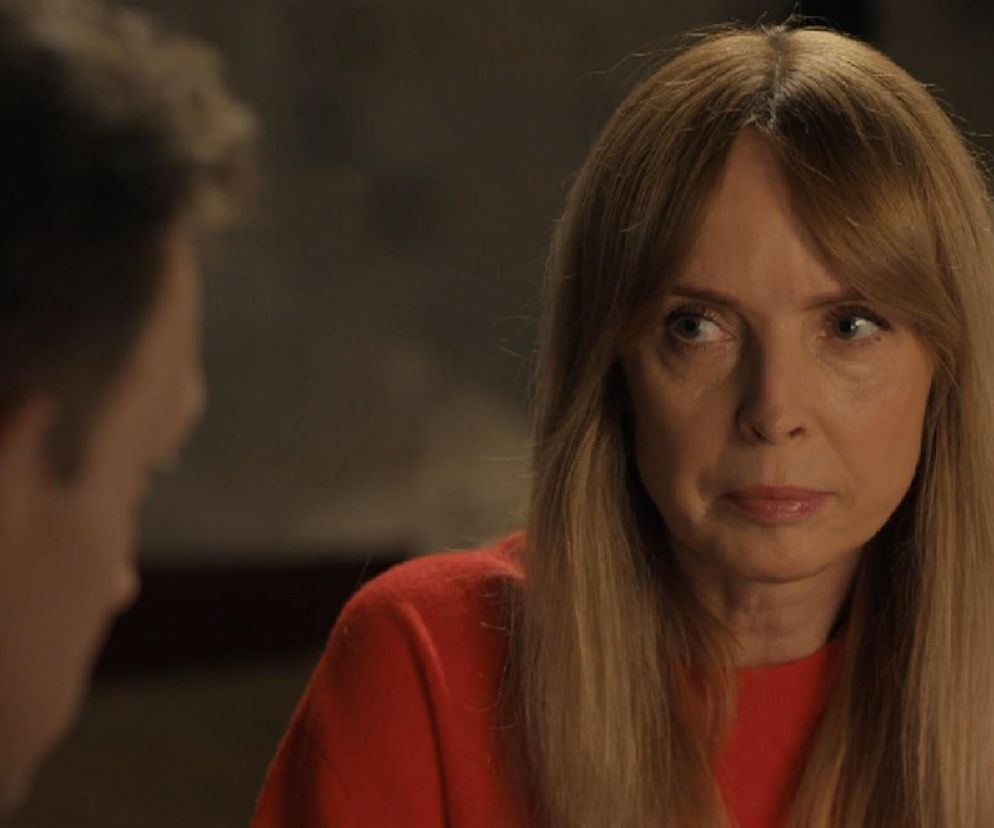 Barwy szczęścia, odcinek 3195. Łukasz (Michał Rolnicki), Agnieszka (Katarzyna Tlałka)