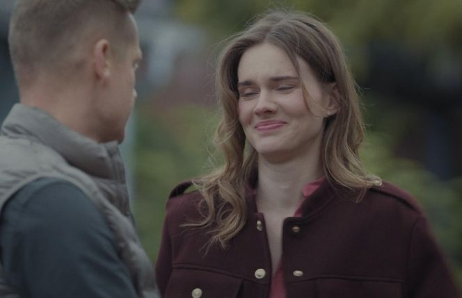 M jak miłość, odcinek 1885. Franka (Dominika Kachlik), Paweł (Rafał Mroczek)