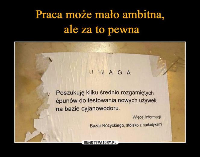 Najlepsze ogłoszenia z miejsc pracy! Nie uwierzysz że ktoś je wywiesił! 
