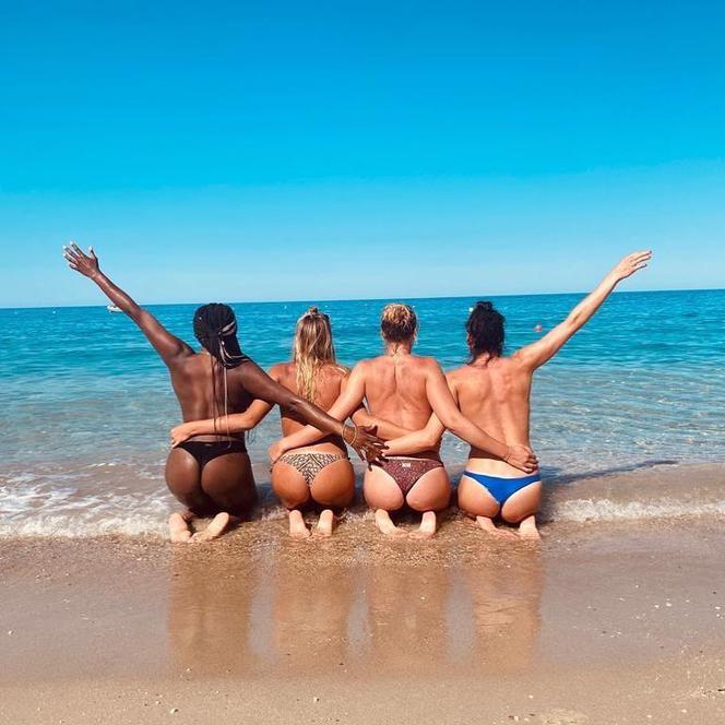 Siatkarki na plaży