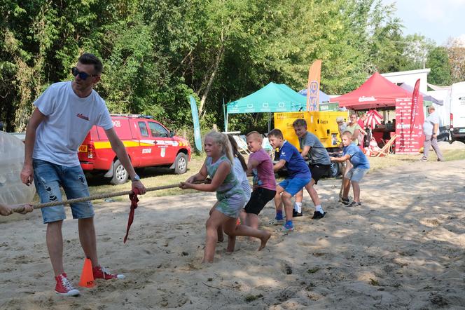 Akcja "Spotkajmy się nad wodą" w Wałowicach w gminie Józefów nad Wisłą