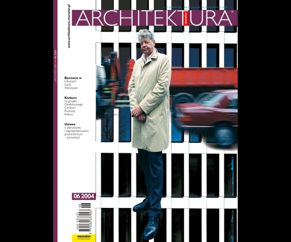 Okładka Miesięcznik Architektura 06/2004