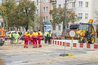 Awaria wodociągów w alei Waszyngtona