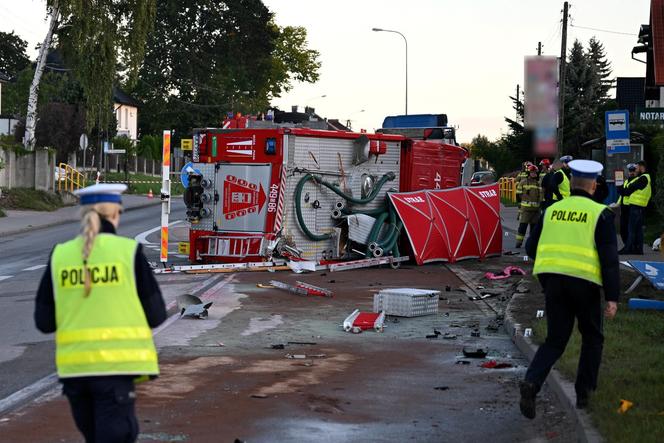 Śmiertelny wypadek w Żukowie. Nie żyje dwoje strażaków-ochotników