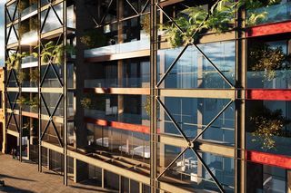 Wizualizacja inwestycji Nova Piotrkowska w Ogrodach Geyera w Łodzi