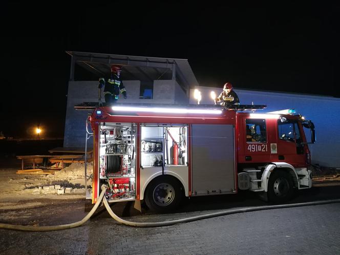 Pożar tartaku na terenie SSE Starachowice