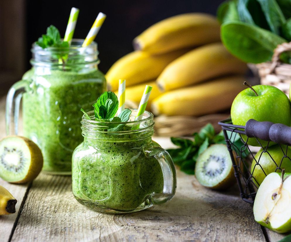 smoothie z jarmużem i bananem