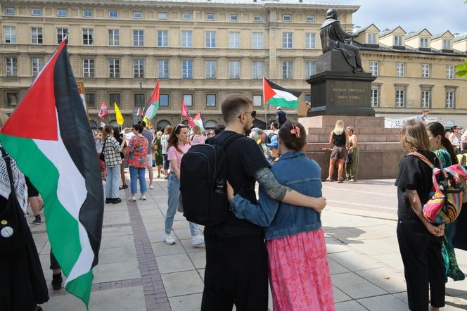 Marsz dla Palestyny przeszedł w niedzielę, 17 sierpnia ulicami Warszawy
