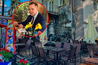 Pożar restauracji. Sandacza jadł tu niedawno Karol Nawrocki