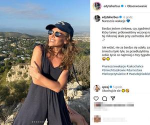 Edyta Herbuś z ukochanym na wakacjach