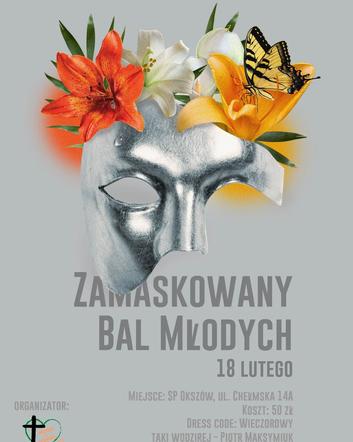 Zamaskowany Bal Młodych - plakat wydarzenia