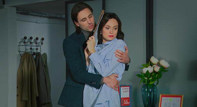 	Barwy szczęścia odc. 2825. Cezary Rawicz (Marcel Opaliński), Natalia (Maria Dejmek)