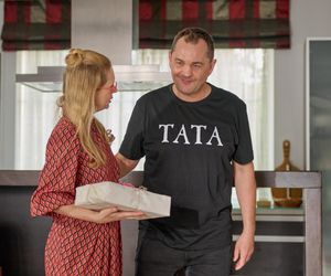 Na Wspólnej odc 4089. Renata (Marta Jankowska), Sławek (Mariusz Słupiński)