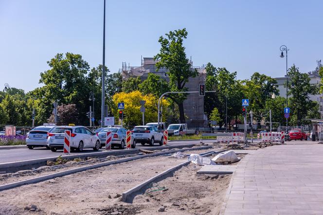 Przebudowa placu Na Rozdrożu w Warszawie