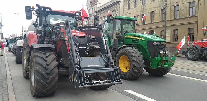 Protest rolników w Bydgoszczy