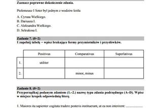 Matura 2016 język łaciński poziom rozszerzony