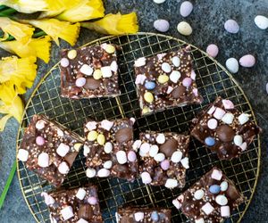 Mazurek na waflach bez pieczenia