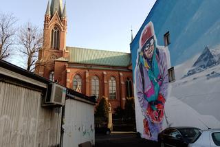 Mural z wizerunkiem Jerzego Kukuczki powstał w Katowicach. Himalaista upamiętniony w Bogucicach