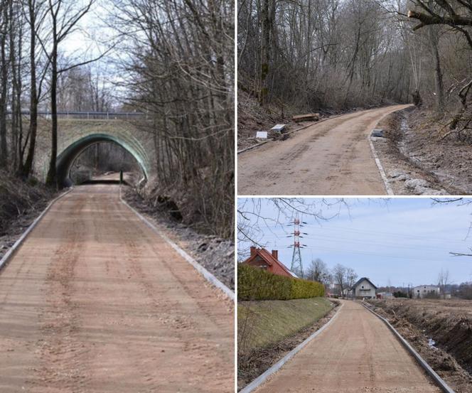 Nowa ścieżka rowerowa Olecko – Gordejki Małe. Będzie przebiegać po trasie dawnej linii kolejowej [ZDJĘCIA]