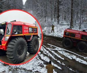 Nietypowy sprzęt gdyńskich strażaków. Pojazd nie potrzebuje drogi ani kierowcy