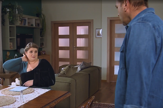 Barwy szczęścia, odcinek 2664: Aldona (Elżbieta Romanowska), Borys (Jakub Wieczorek)