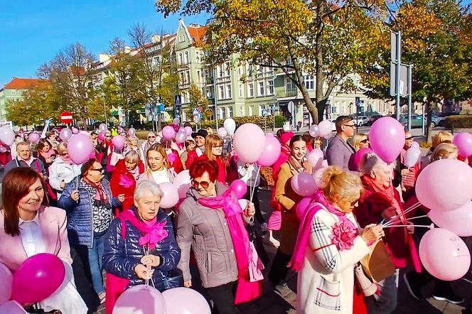 Marsz Różowej Wstążki w Szczecinie