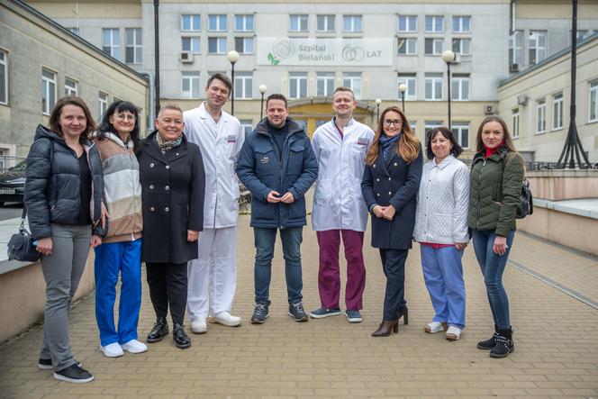 Personel medyczny z Ukrainy zatrudniony w Szpitalu Bielańskim
