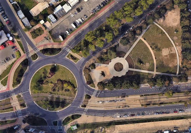Szczecin w szczególe według Google Earth