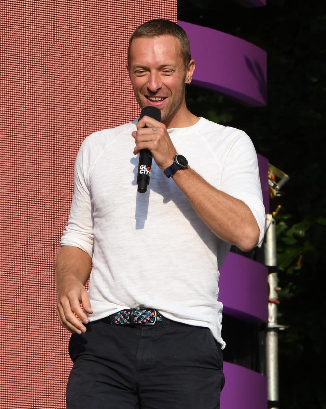 Chris Martin na festiwalu Global Citizen 2018