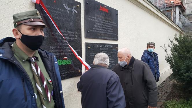 Odsłonięcie w Grudziądzu tablicy upamiętniającej działaczy rolniczej Solidarności