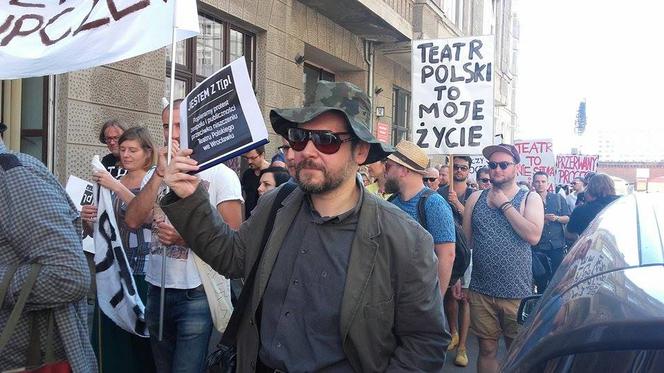 Protest w Teatrze Polskim